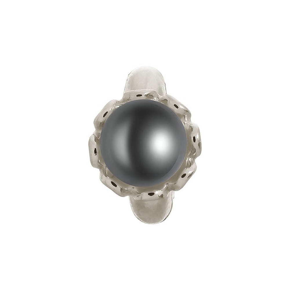 Endless Sterling Silver Black Pearl Charm